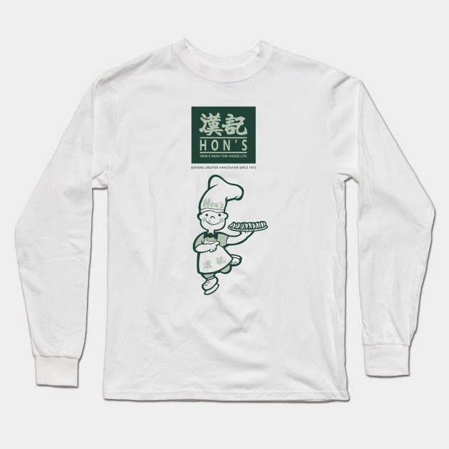 Hon's Wun-Tun House Long Sleeve T-Shirt by DCMiller01